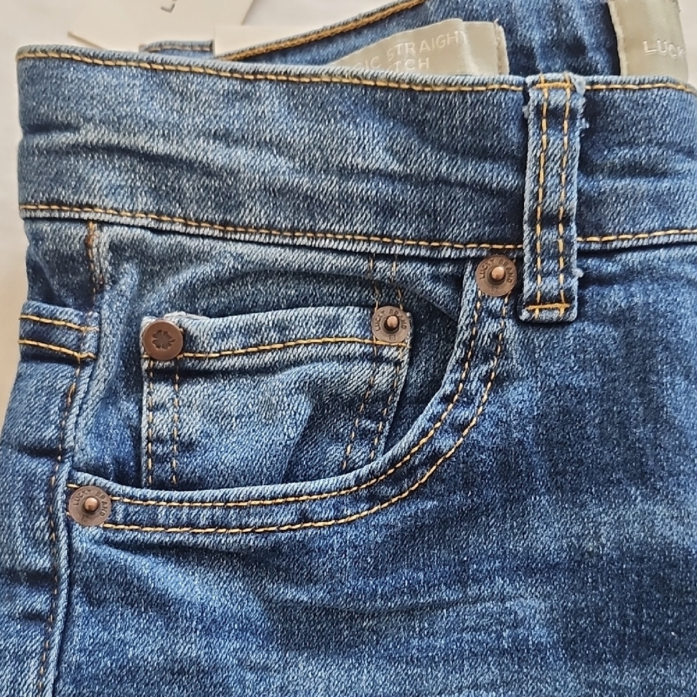 Lucky Brand Girls Dark Blue Skinny Jeans - Picture 7 of 7